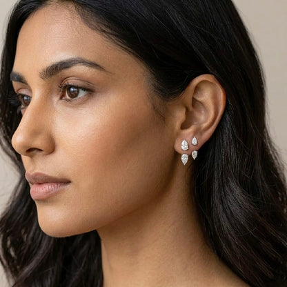 Astra Drop Duo Earrings || DV403