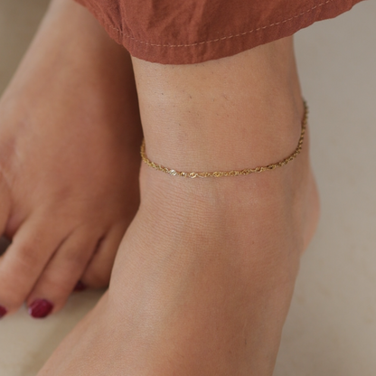 Twist & Glow Anklet || DV67