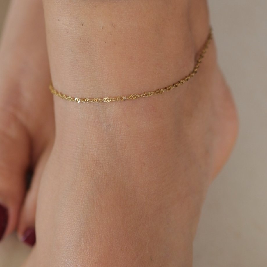 Twist & Glow Anklet || DV67