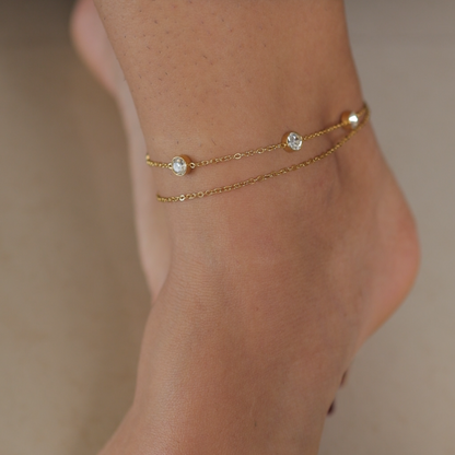 Twinkle Trails Anklet || DV63