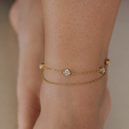 Twinkle Trails Anklet || DV63