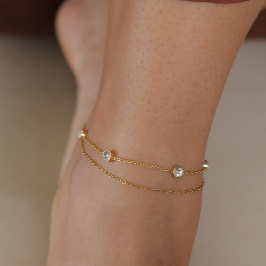 Twinkle Trails Anklet || DV63