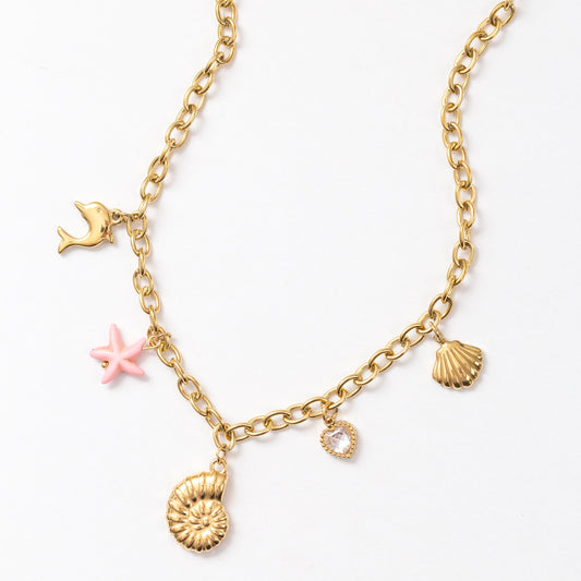 Sea You Soon Charm Necklace || DV94