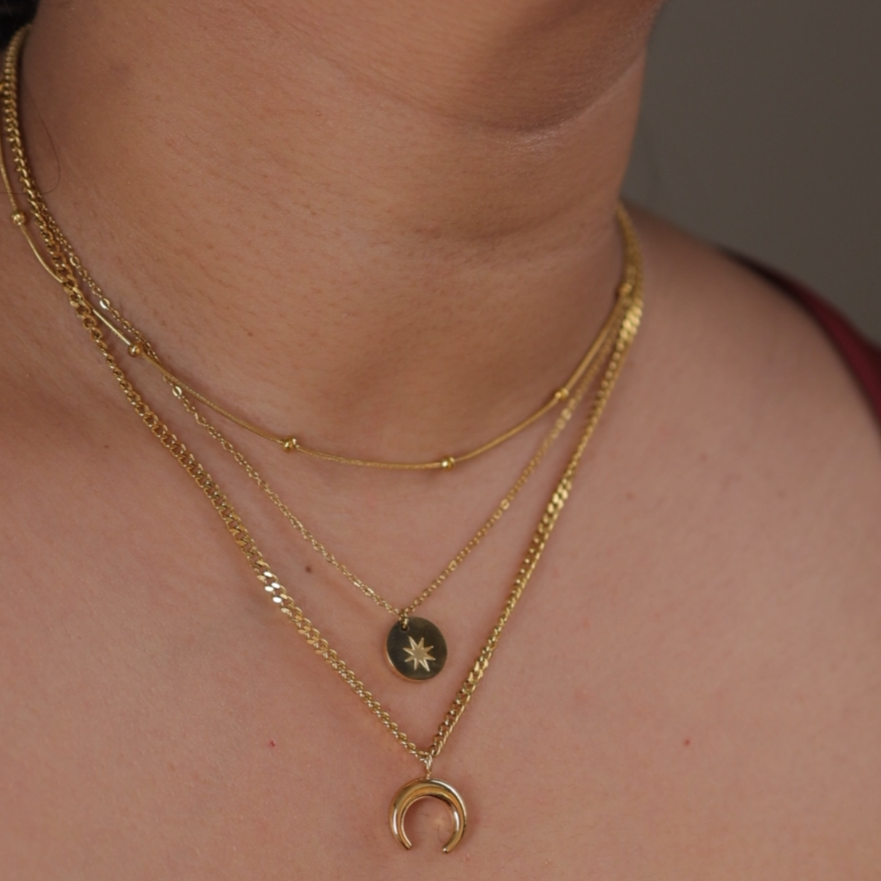 Celestia Layered Necklace  || DV70