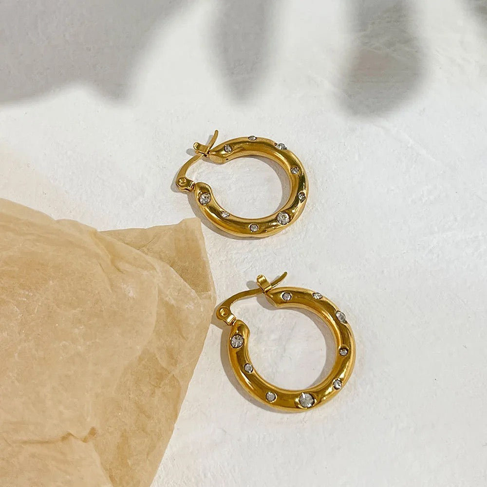 Celeste Orb Hoops || DV85