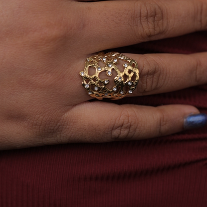 Lace Filigree Ring || DV16