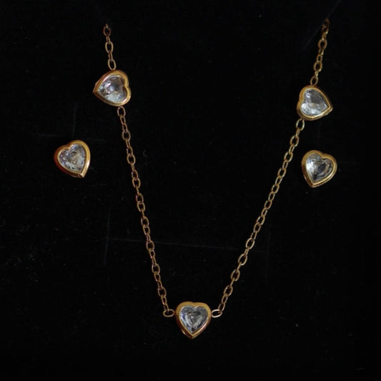 Eternal Heart Sparkle Set (Set of 2) || DV143