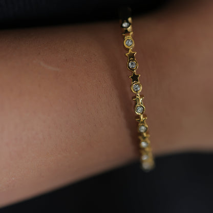 Aurora Dainty Bangle  || DV146