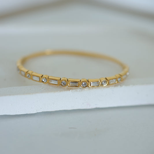 Aria CZ Diamond Bangle || DV145