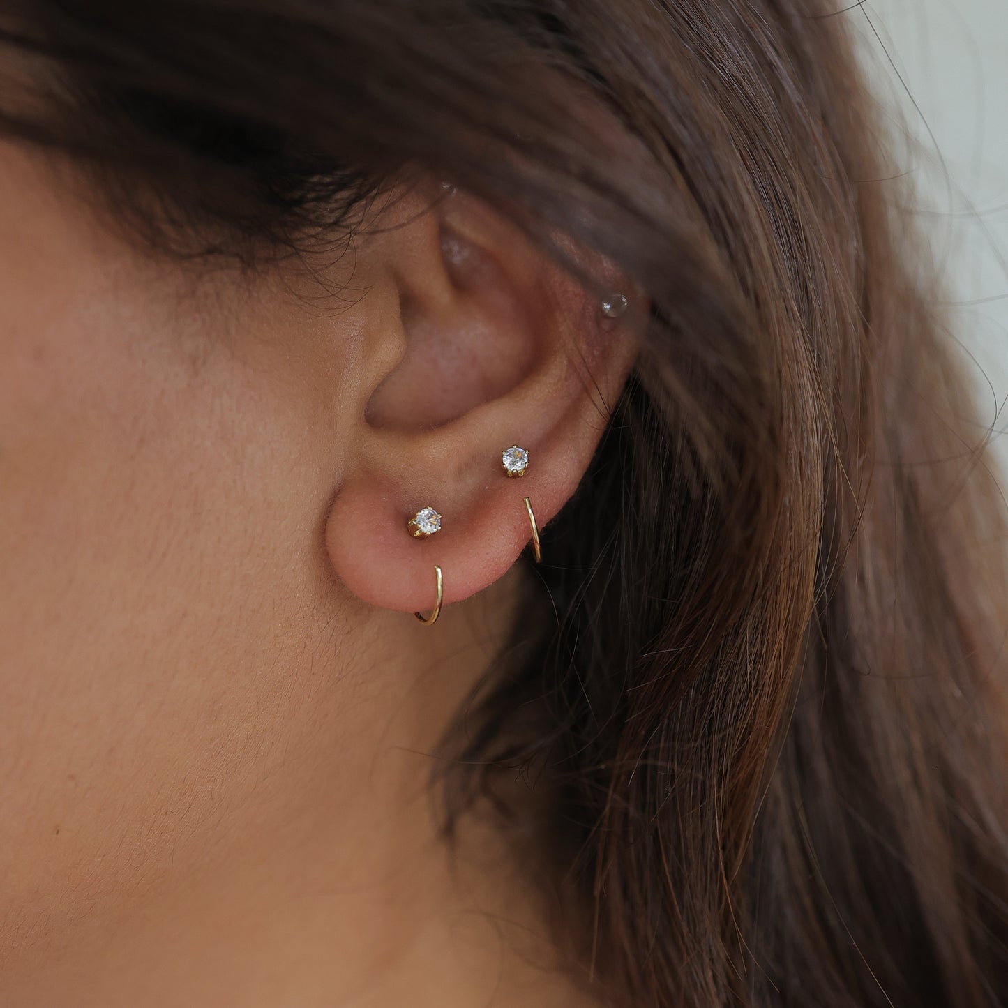 Luna Open Hoops (Pair) || DV185