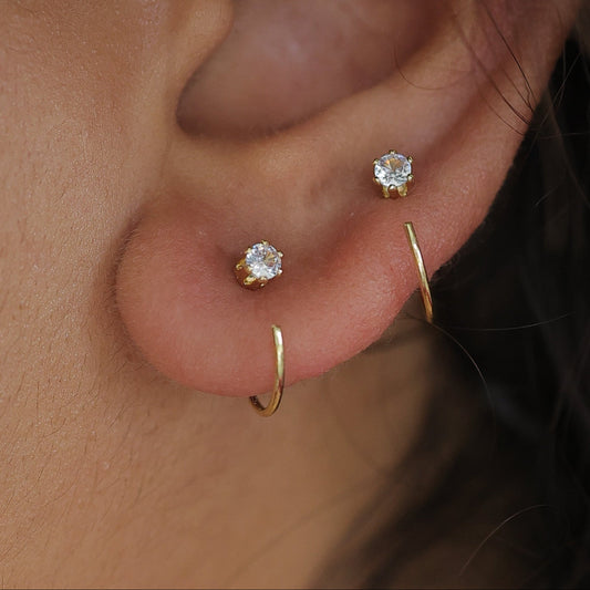 Luna Open Hoops (Pair) || DV185