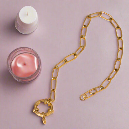 Personalized Charm Chain Bracelet || DV44