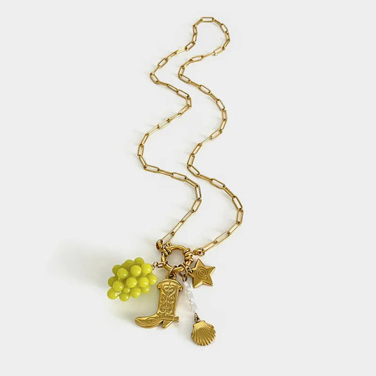 Golden Rodeo Necklace || DV102