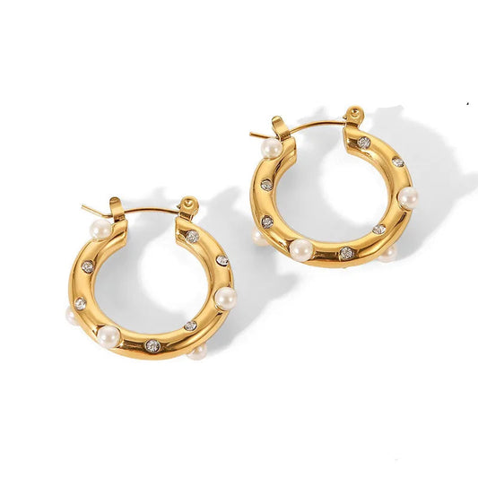 Celeste Orb Hoops || DV85