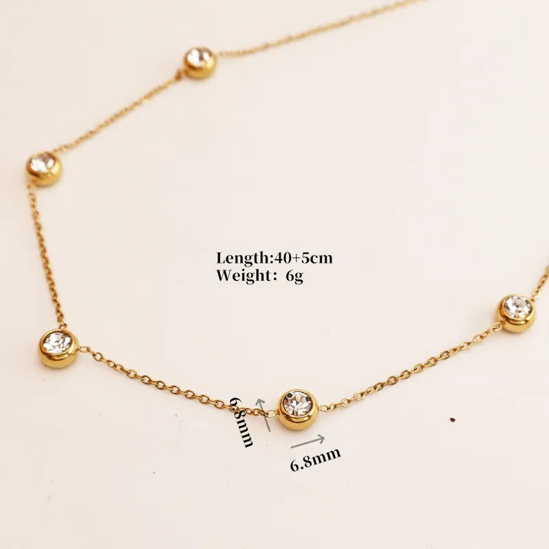 Stella Crystal Chain Necklace || DV314