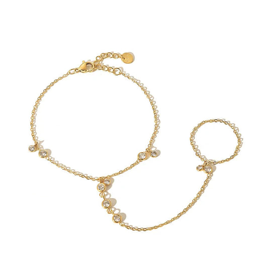 Celeste Link Hand Chain || DV74