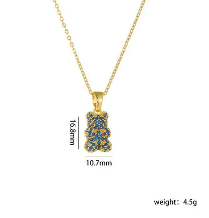 Glam Gummy Bear Necklace || DV92