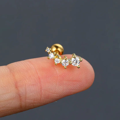 Twinkle Curve Stud || DV518