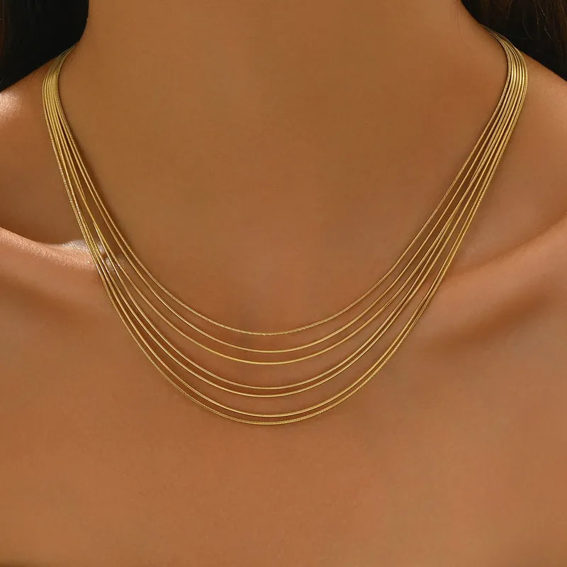 Aurora Layers Necklace || DV315