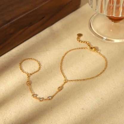 Radiant Hand Chain Bracelet || DV432