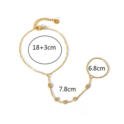 Radiant Hand Chain Bracelet || DV432