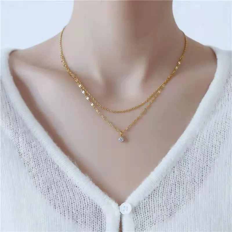 Lumina Layered Solitaire || DV313