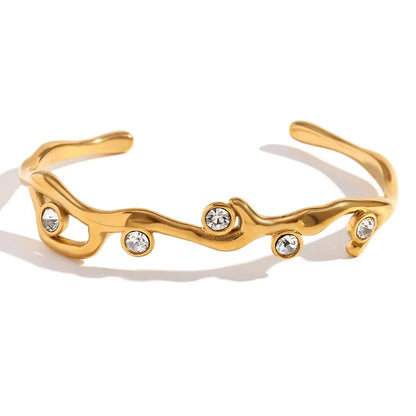 Golden Vine Cuff Bracelet || DV304