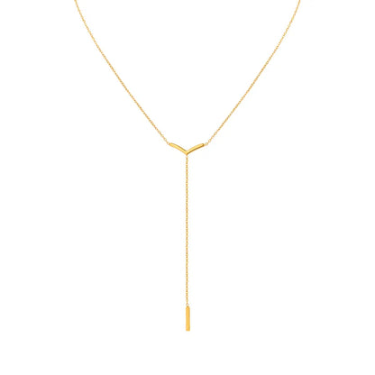 Elara Minimal Y-Necklace || DV121