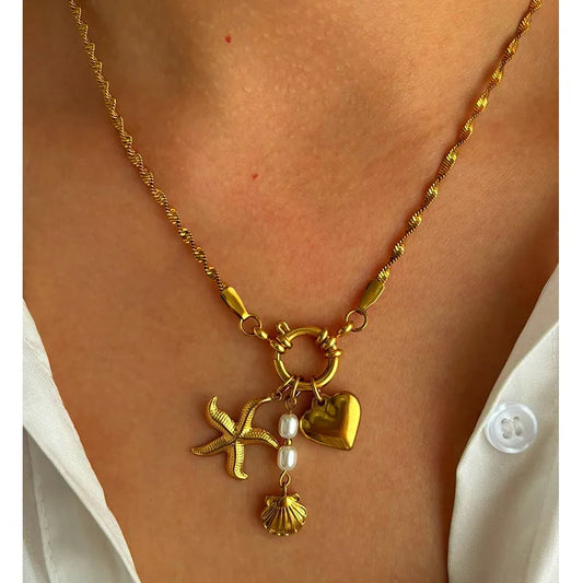 Oceana Charm Necklace || DV141