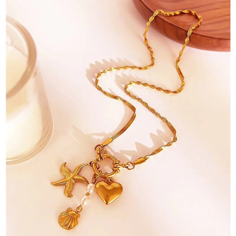 Oceana Charm Necklace || DV141