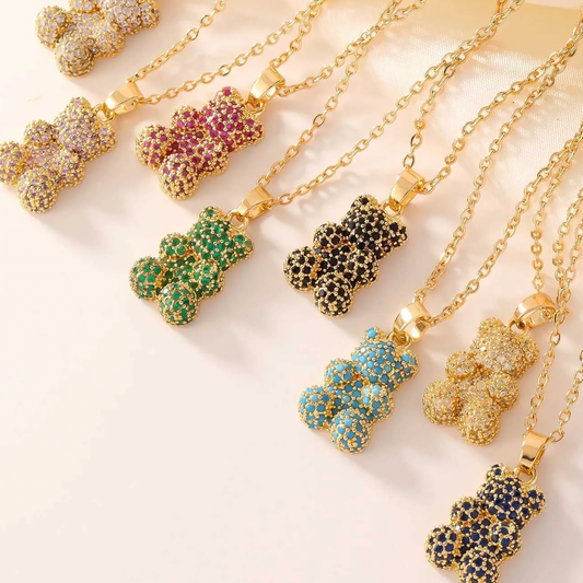 Glam Gummy Bear Necklace || DV92