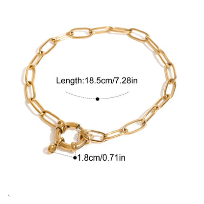 Personalized Charm Chain Bracelet || DV44