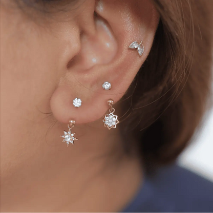 Liora & Faye Earrings Combo (Pair of Each) || DV512