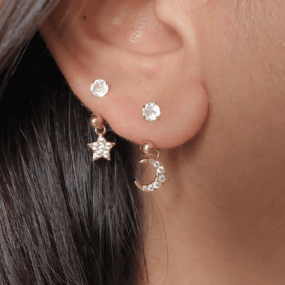 Liora & Faye Earrings Combo (Pair of Each) || DV512