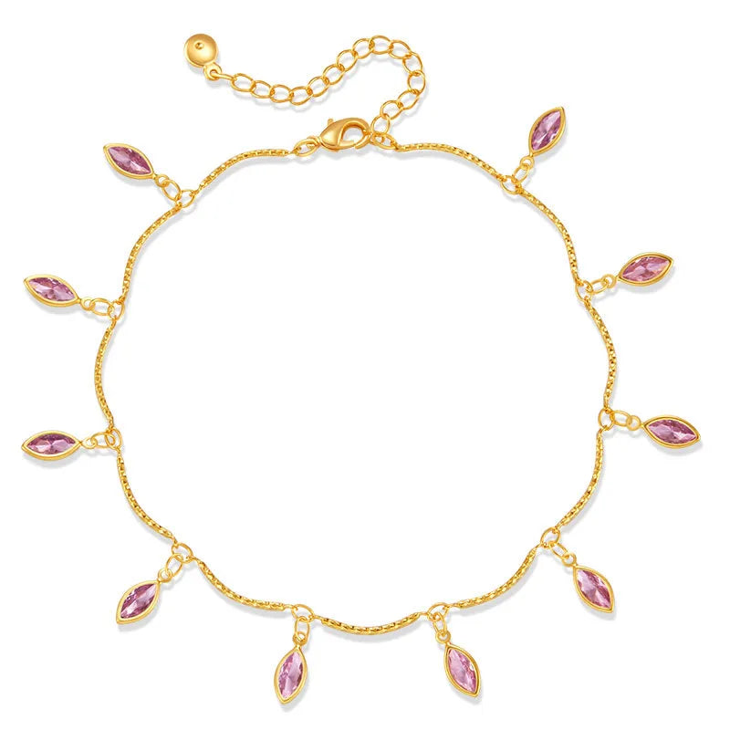 Petal Drop Anklet || DV229