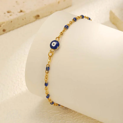Evil Eye Beaded Anklet || DV235