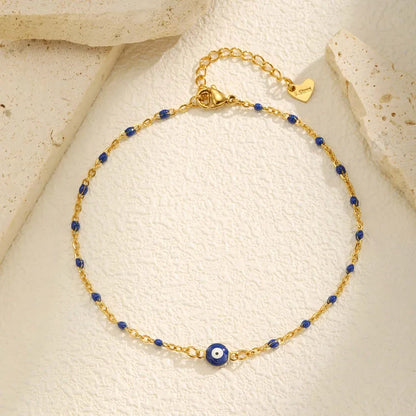 Evil Eye Beaded Anklet || DV235
