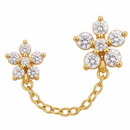 Bloom Chain Earrings || DV522