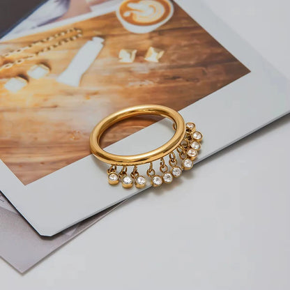 Dangle Charm Ring || DV204