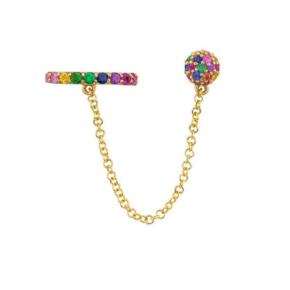 Rainbow Chain Cuff || DV205