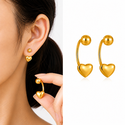 Heart Hug Earrings || DV520