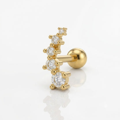 Twinkle Curve Stud || DV518