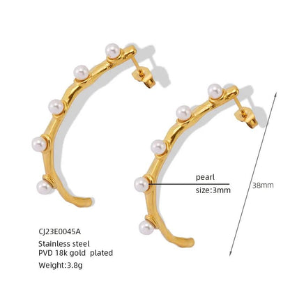 Pearl Vine Hoops || DV199