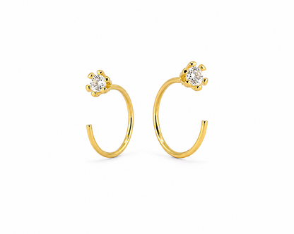 Luna Open Hoops (Pair) || DV185
