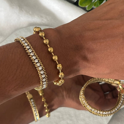 Xavia Luxe Chain Tennis Bracelet || DV416