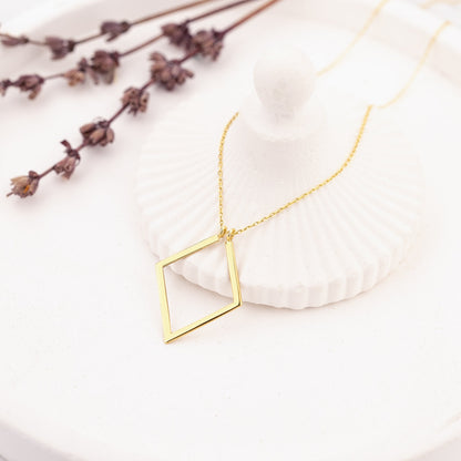 Halo Ring Holder Necklace || DV355
