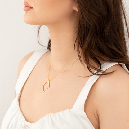 Halo Ring Holder Necklace || DV355