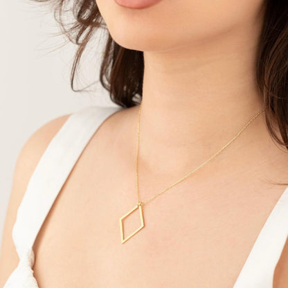 Halo Ring Holder Necklace || DV355