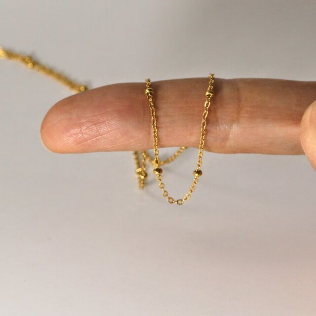 Dainty Dot Chain Necklace || DV320