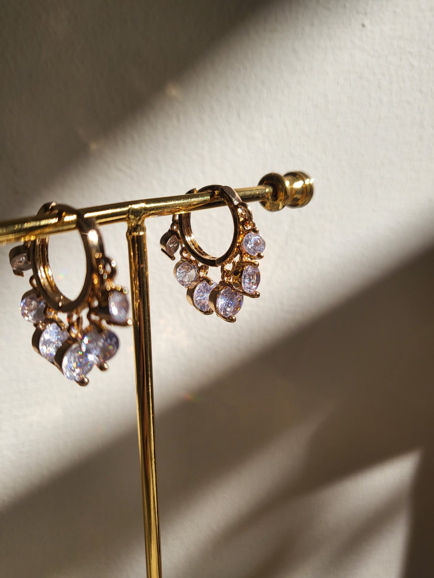 Valencia Prism Hoop Earrings || DV169
